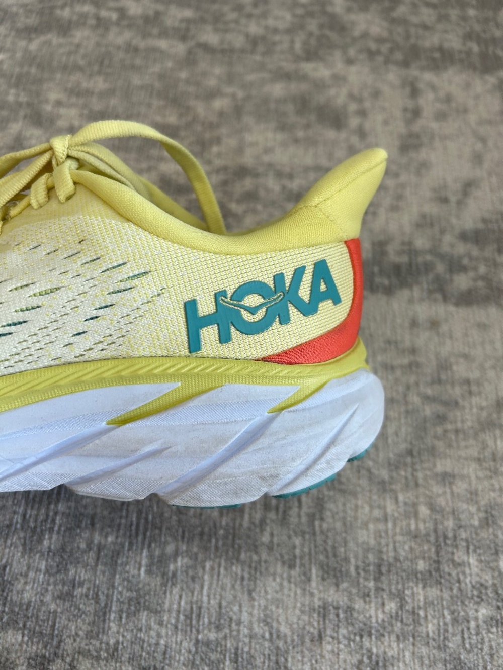 Hoka Clifton Yellow